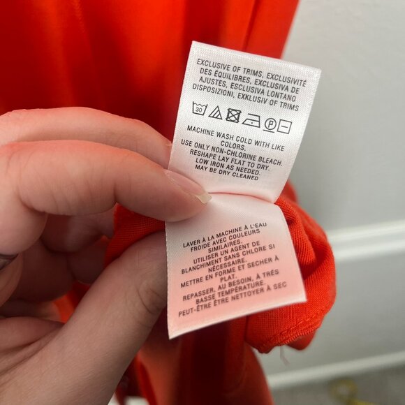 Anthropologie Maeve Red-orange Abroad Midi Length Sleeveless Trumpet Skirt Dress - Picture 8 of 14